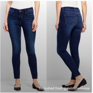 Talbots Flawless Five Pocket Dark Wash Jeggings Jeans Size 6 Like New Condition